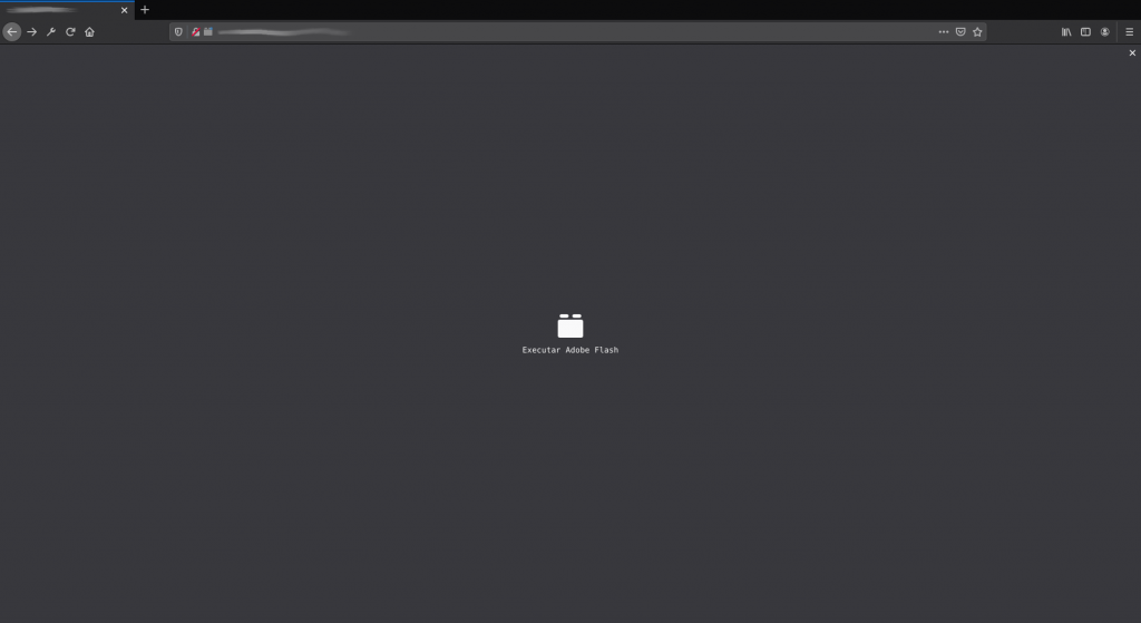 Print screen de flahs bloqueado no firefox
