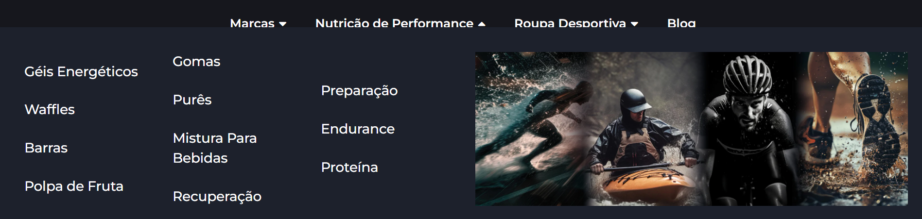Filtro menu